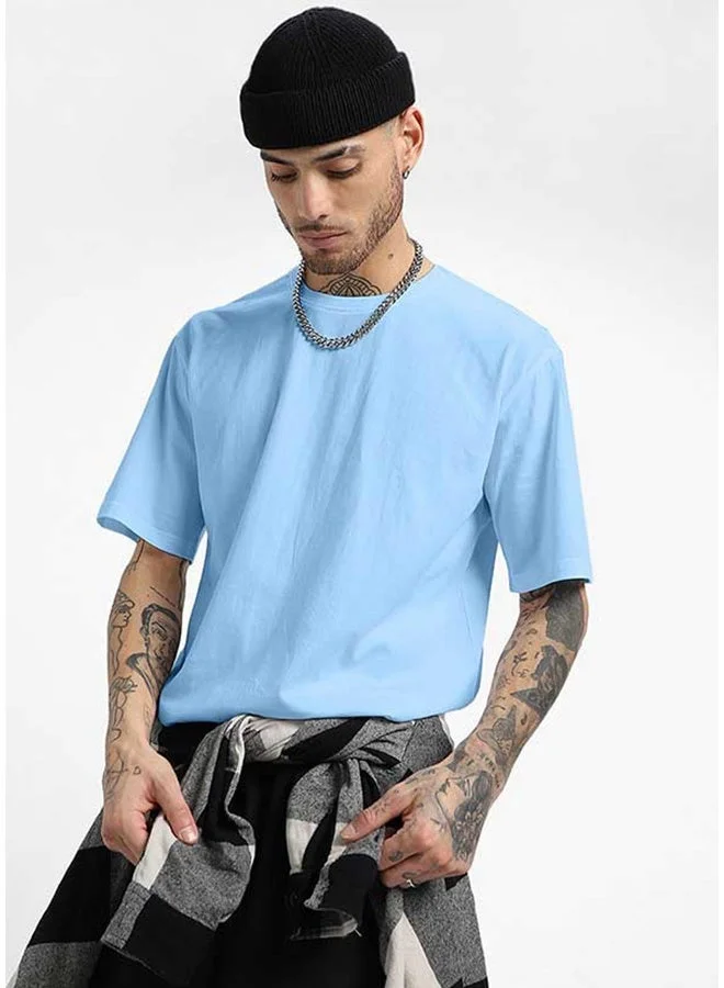 فيردو تيشيرت فيردو قطن خالص بقصة واسعة وأكمام قصيرة للرجال